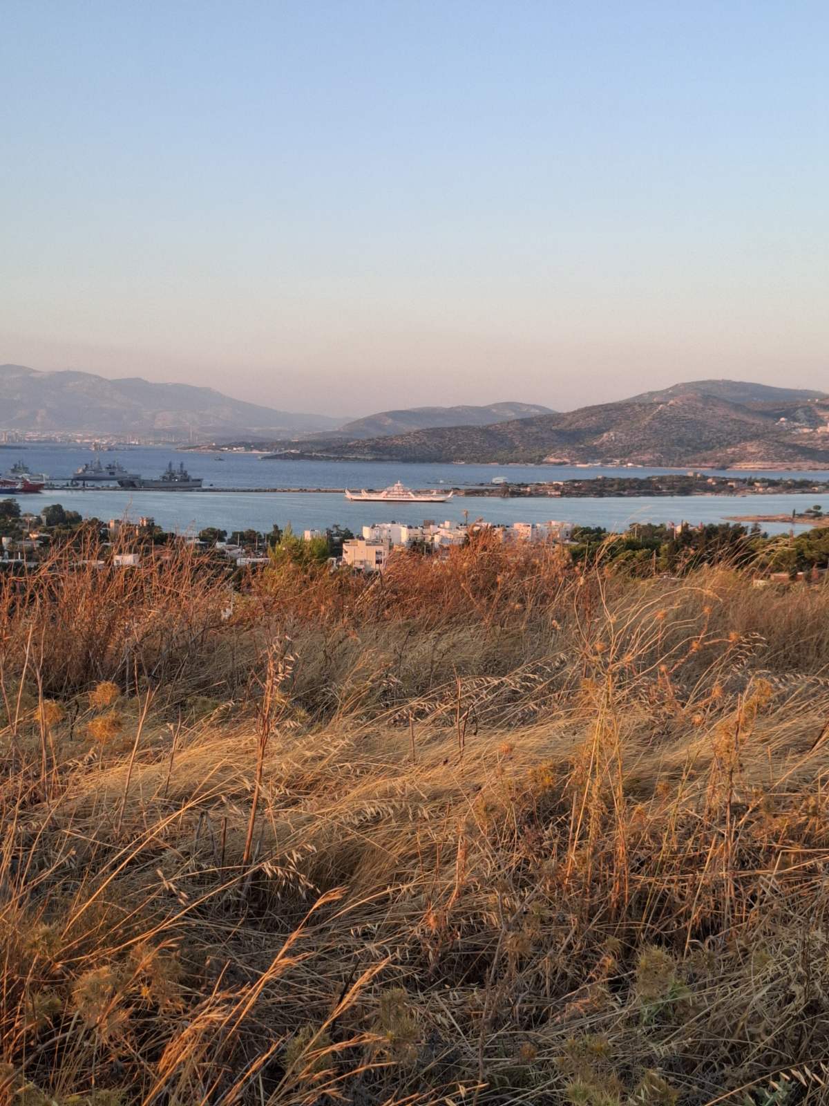 Grundstück mit einer Fläche von 225 m² in Drenia auf Salamis mit Aussicht